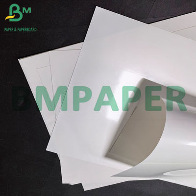 Papel sintético térmico revestido por um lado, folhas de papel de PP térmico de fusão a quente