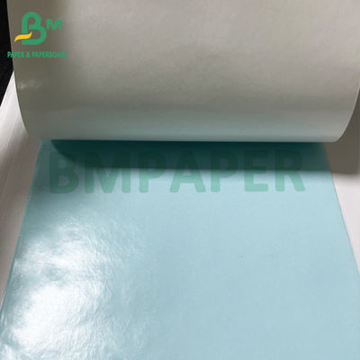 Papel de libertação revestido de silício branco azul