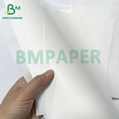 Papel de libertação branco liso não revestido de 45 gm reciclável para rótulos