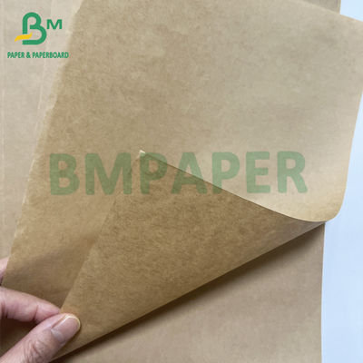 Rolo de papel de embalagem de alimentos suave e reciclável de cor Kraft 45 gm 80 gm
