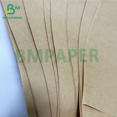 Rolo de papel de embalagem de alimentos suave e reciclável de cor Kraft 45 gm 80 gm