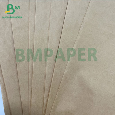 Rolo de papel de embalagem de alimentos suave e reciclável de cor Kraft 45 gm 80 gm