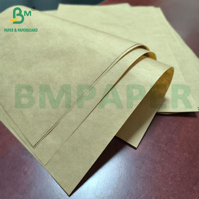 Sacos de sanduíches de papel Kraft de qualidade alimentar castanho Kraft natural não branqueado