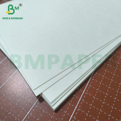 Papel branco não revestido natural compostável