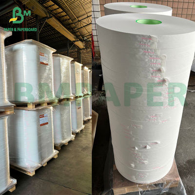 24g 28g Papel de embalagem de palha para bebidas 24mm 25mm Largura Impressão de suporte