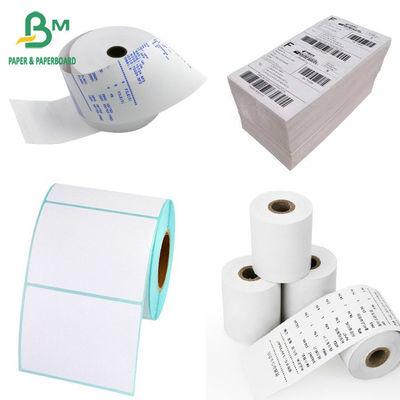 48G 55G 60G papel térmico de grande rolo 790mm 860mm corte de tamanhos personalizados Jumbo papel térmico de fax rolo