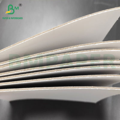 1.1mm 1.2mm White Chipboard Folhas de cartão de peso médio Branco em ambos os lados