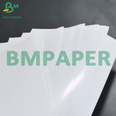 Papel adesivo de PP branco de 75um com papel brilhante de revestimento de 80g