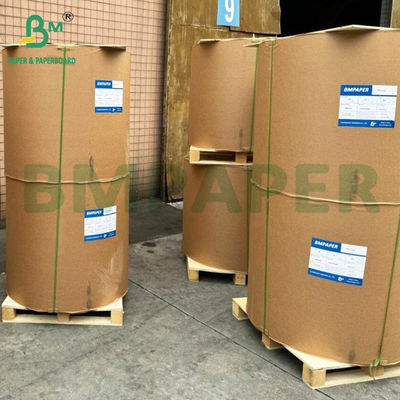 Papel de rótulo revestido de um lado brilhante 80 gm 90 gm Papel de arte branco C1S