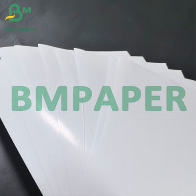 Papel adesivo de PP branco de 80um com papel brilhante de 80g para impressão a laser