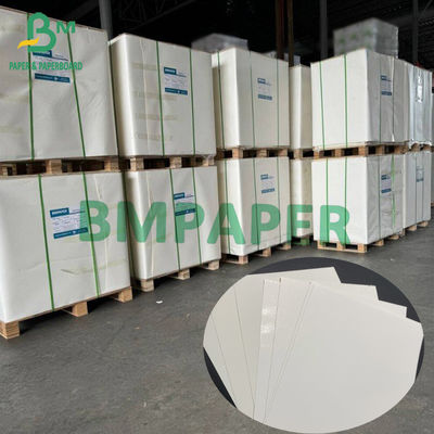 Papelão branco de qualidade alimentar congelado 15g Painéis revestidos de PE único Personalizar folhas grandes