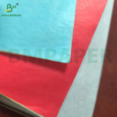 Papel de tecido sustentável sem ácido 14g 17g de diferentes cores em rolos