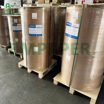 40 gm Grade 7 Papel à prova de gordura Rolos e folhas de papel Cor marrom Para embalagens alimentares
