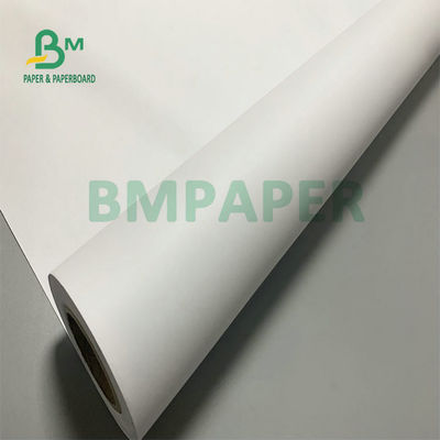 Papel CAD revestido 24 36 polegadas Largura do rolo Plotter Papel Bond Rolo 3' Core