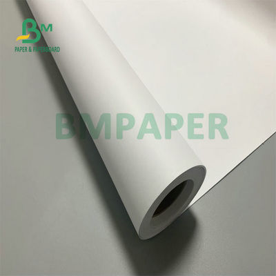 Papel CAD revestido 24 36 polegadas Largura do rolo Plotter Papel Bond Rolo 3' Core