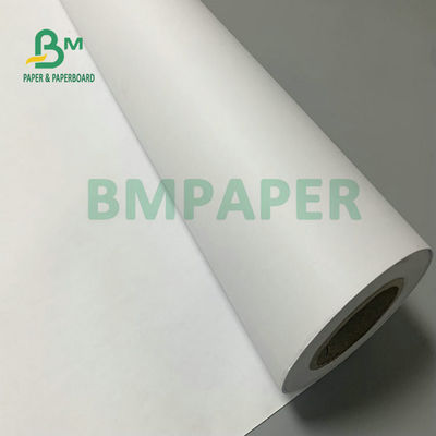 Papel CAD revestido 24 36 polegadas Largura do rolo Plotter Papel Bond Rolo 3' Core