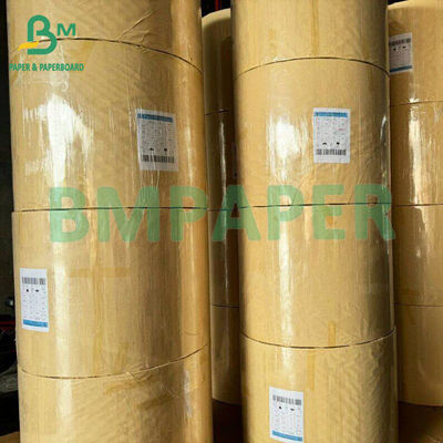 60gm Sem pó de papel Marrom Bobbin Fibra Core Kraft papel para tubos de fita