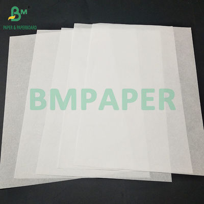 48 gm Resistente ao calor de qualidade alimentar Papel descartável à prova de gordura de bandeja de bolo branco
