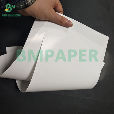 Impressão a jato de tinta de 70 gm branco Papel revestido de uma só face para folha de etiquetas