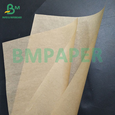 40 gm de papel de graxa resistente à gordura de qualidade alimentar castanho