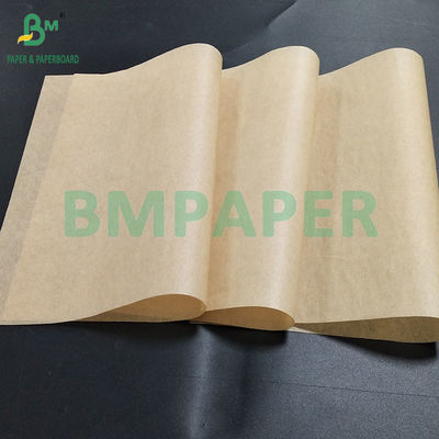 40 gm de papel de graxa resistente à gordura de qualidade alimentar castanho