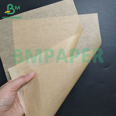 40 gm de papel de graxa resistente à gordura de qualidade alimentar castanho