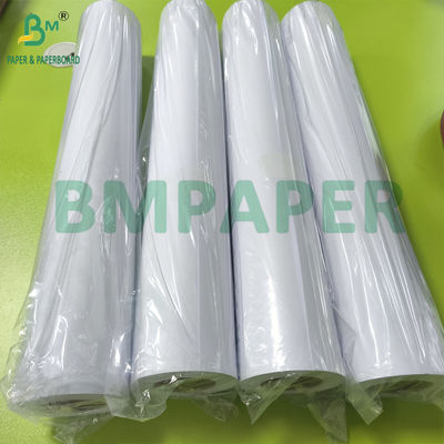 24 X 150 rolos de papel CAD, papel de ligação de 20 lb 2&quot; Core CAD Inkjet Printing