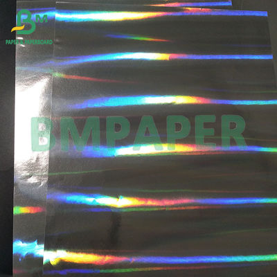 70gm 763mm Impressão Prateada Resistência ao molho Etiqueta de cerveja aluminizada Papel holográfico