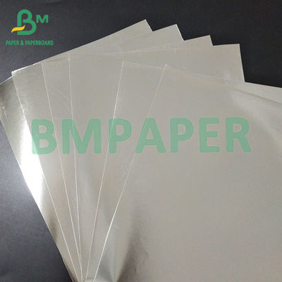 70gm 763mm Impressão Prateada Resistência ao molho Etiqueta de cerveja aluminizada Papel holográfico