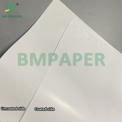 Papel de arte C1S branco de 120 gramas revestido de um lado de 500 folhas brilhantes