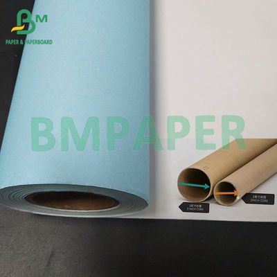 Papel de Fiança de Engenharia Azul de 20LB, de dois lados, com núcleo de 36&quot; x 500' 3&quot;.