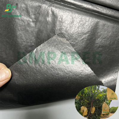 Saco de proteção para o cultivo de mangas Brilhante 30gm Interior papel preto Rolo à prova de sol