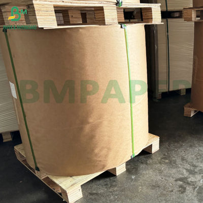 50 g 60 g Papel Kraft de Fibra Virgem Pura de 102 cm Brown Bag Paper Roll