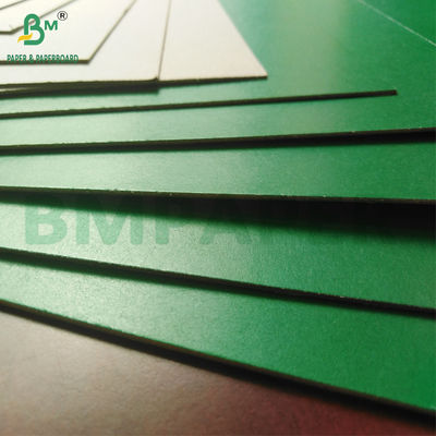 Papelão verde laminado brilhante Grão traseiro 1,2 mm 1,4 mm para pastas