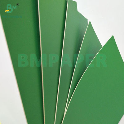 1.2MM Cartão cinza laminado verde de alta rigidez revestido brilhante