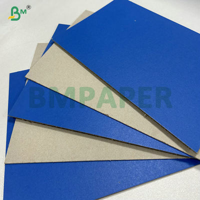 2mm 2.5mm um lado azul laminado Gray Back Board para caixa de presente 31 x 43 polegadas