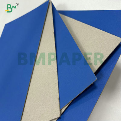 2mm 2.5mm um lado azul laminado Gray Back Board para caixa de presente 31 x 43 polegadas