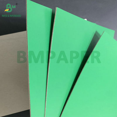1 mm 1,5 mm Verde de cima cinza de trás de rigidez de cartão para fazer moldura de imagem