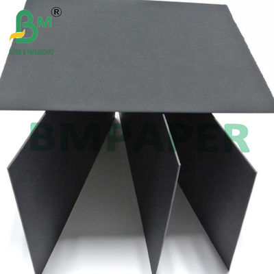 Cartão de cor preto grosso e resistente para embalagem caixa 200gm 230gm