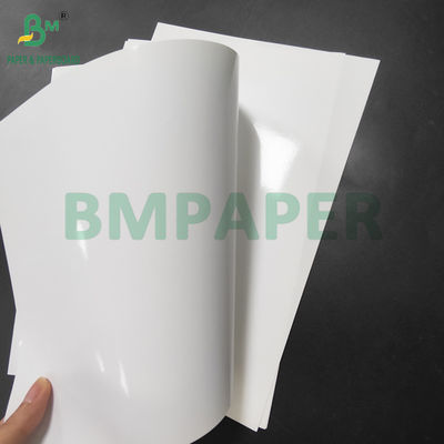 Papel brilhante revestido digital de 128 gm para menus 32 x 45 cm Impressão superior