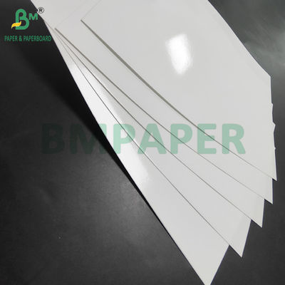 Papel brilhante revestido digital de 128 gm para menus 32 x 45 cm Impressão superior