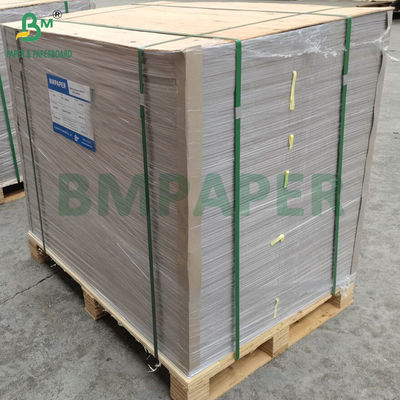 1mm 820g de cartão branco com meio cinza 2 camadas de cartão laminado 31&quot; x 43&quot;