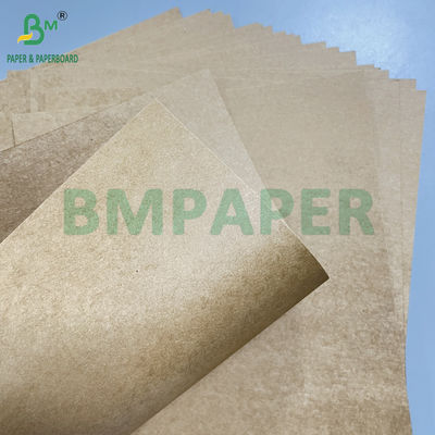 Resistente à gordura 350 g + 20 g Cartão de 70 x 100 cm revestido em PE fosco marrom