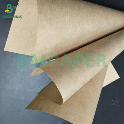 80gm de alta resistência à ruptura papel kraft castanho resistente para sacos de embalagem de farinha