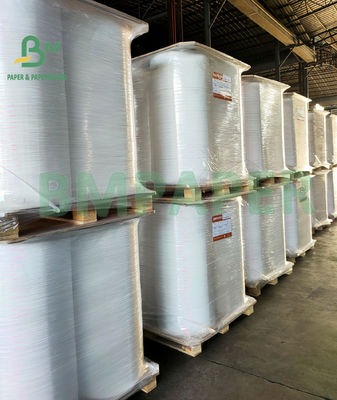 24 g de papel kraft branco de qualidade alimentar para palha de beber embalado em 32 mm