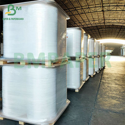 24 g de papel kraft branco de qualidade alimentar para palha de beber embalado em 32 mm