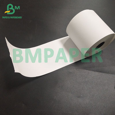 Papel de recibo térmico branco Jumbo Roll para cartão de crédito ATM