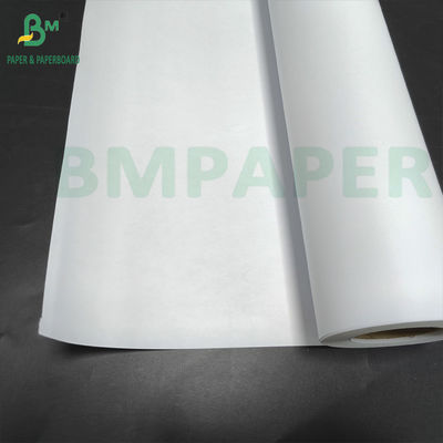 Papel de desenho em rolo branco 20# 48 In X 50 Yds CAD Bond Paper não revestido