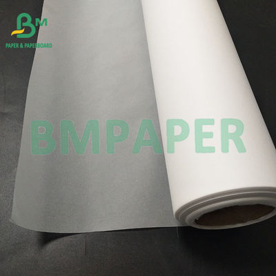 Papel em rolos transparente branco fria, de 63 gm, de 24' para traçar e desenhar