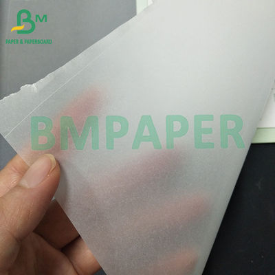Papel em rolos transparente branco fria, de 63 gm, de 24' para traçar e desenhar